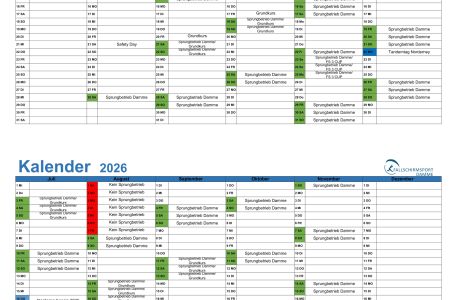 Sprungsaison 2026 – Alle Termine auf einen Blick!